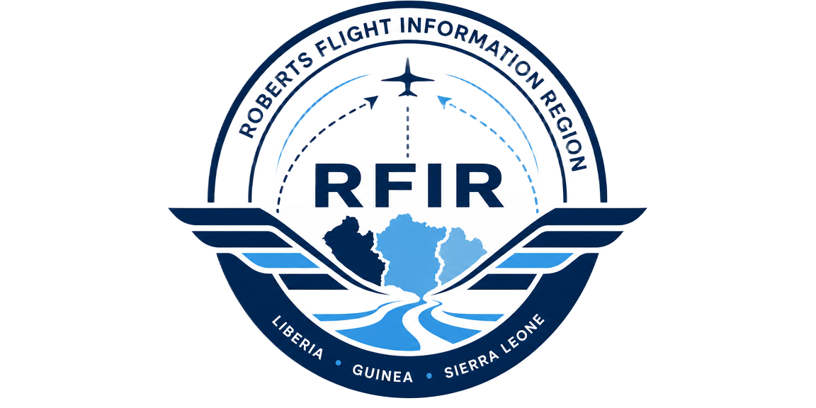 Roberts Flight Information Region (RFIR) logo